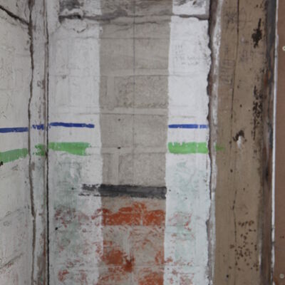 Bild vergr&ouml;&szlig;ern: Farbfassungen im Kaporaum