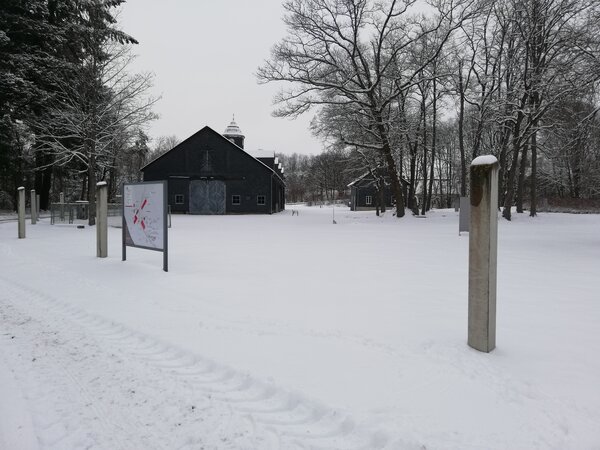 Bild vergr&ouml;&szlig;ern: Die KZ-Gedenkstätte am 27. Januar 2026